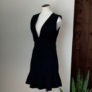 MLM Dresses - Little Black Dress MLM Label Ruffle Size S MLM Dresses - Little Black Dress MLM Label Ruffle Size S